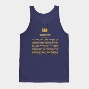 Real Historical Philadelphia - Riverview Tank Top